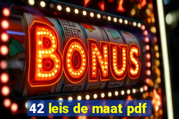 42 leis de maat pdf